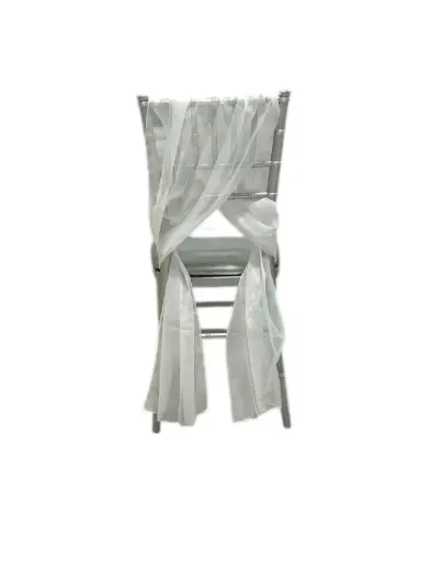 Chiavari Chair Sash: White
