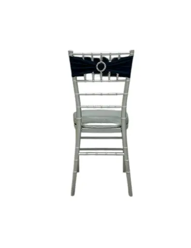 Spandex Chair Bow: Navy
