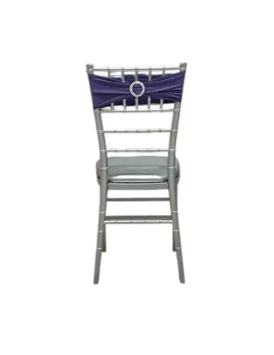 Spandex Chair Bow: Amethyst