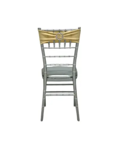 Spandex Chair Bow: Champange