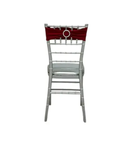 Spandex Chair Bow: Red
