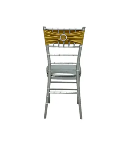Spandex Chair Bow: Gold