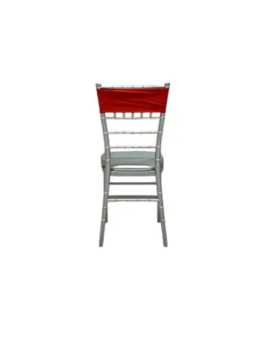 Spandex Chair Bow: Red-No Buckle