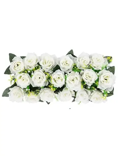 Rectangle White Rose Bouquet