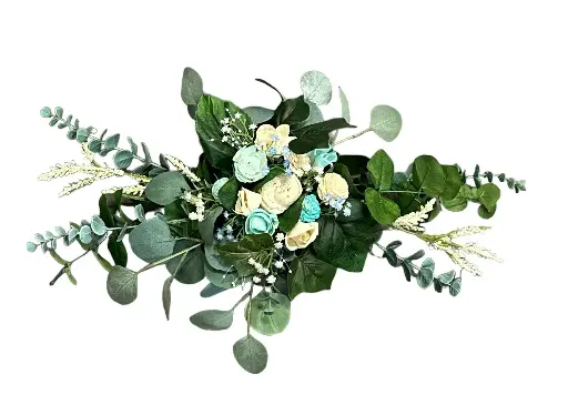 Altar Swag-Blue-Cream 
