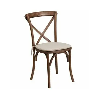 Wooden Cross Back Chair 