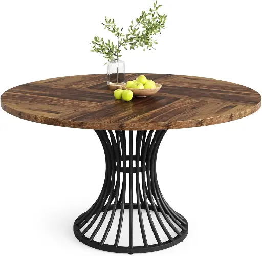 48" Round Wood Table 