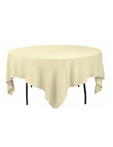 85" Table Cloth: Ivory