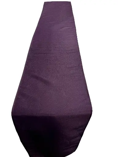 Table Runner:  Eggplant Polyester