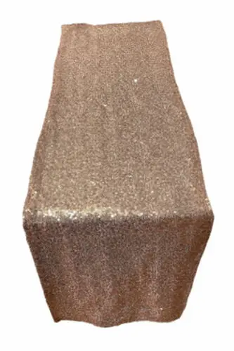 Table Runner:  Champagne Sequin