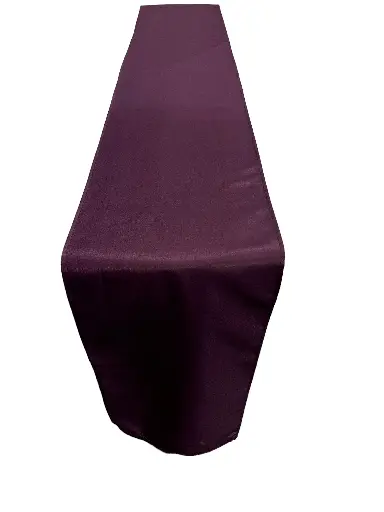 Table Runner:  Burgundy Polyester