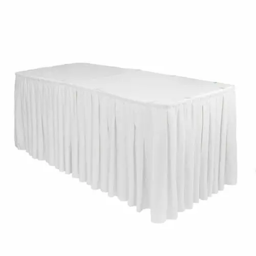 Table Skirt Kit White 21' 