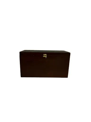 Dark Wood Card Box 
