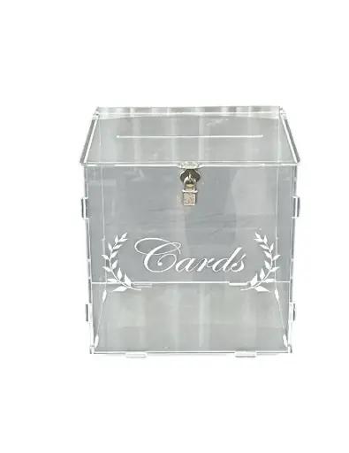 Acrylic Card box 