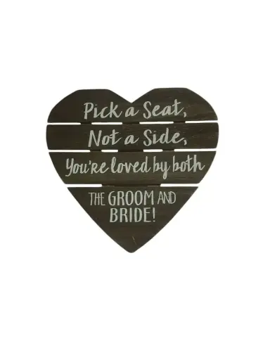 Signs:  Pick a Seat...(White) 
