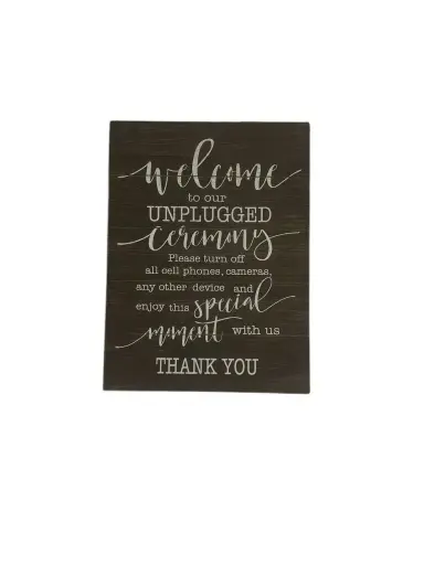 Signs:  Unplugged Ceremony 