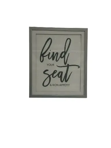 Dessert Sign:  Find a Seat 
