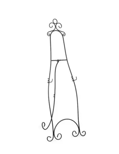 Curved Black Easel 