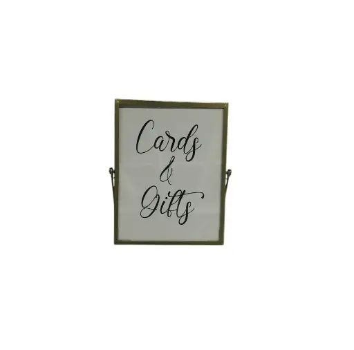 Sign:  Cards & Gifts Floating Frame 