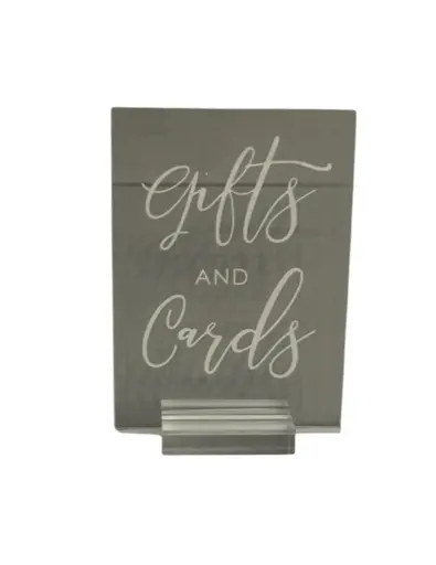 Sign:  Gifts & Cards 5" x 7" 