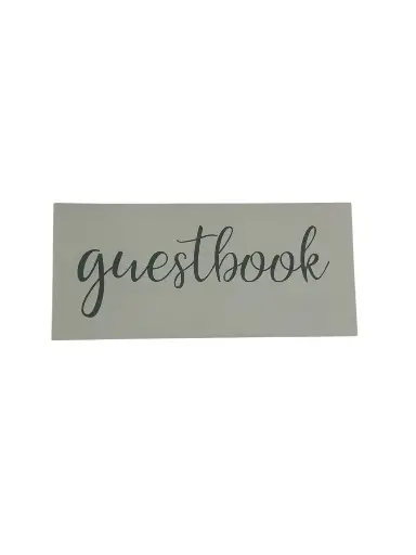 Guestbook White/Gray 
