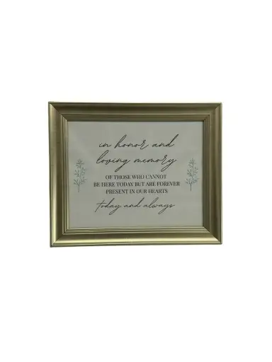 Memorial:  In Honor and Loving Memory... 