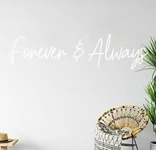 Neon Sign: Forever & Always