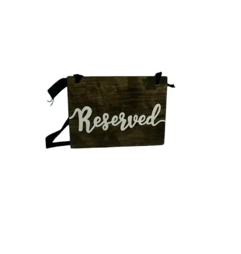 Wood Reserved w/Black String 